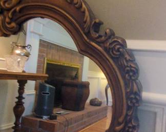 Ornate Giltwood Baroque Revival Mirror third image
