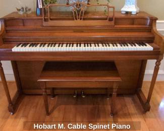 Hobart M. Cable Spinet Piano