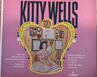 Kitty Wells Queen of Country Music Vinyl Record