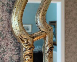 Ornate Giltwood Arch Mirror third image