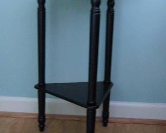 Black Pedestal Plant Stand second image