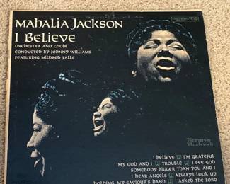 Mahalia Jackson I Believe Vinyl Record Album