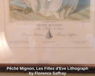 Pch Mignon, Les Filles dEve Lithograph by Florence Saffray second image