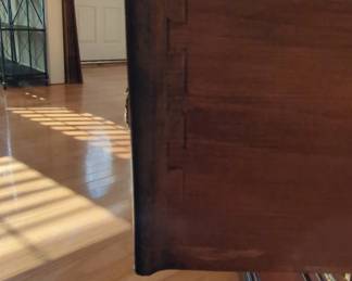 Mahogany Secretary Bookcase with Drawers fourth image