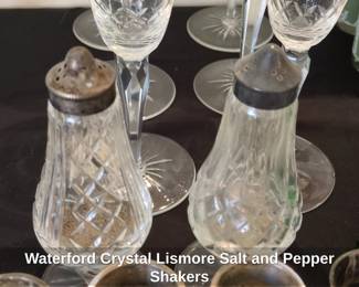 Waterford Crystal Lismore Salt and Pepper Shakers