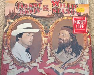 Danny Davis  Willie Nelson  Night Life Vinyl Record
