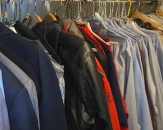 Assorted Mens Clothing and Linens