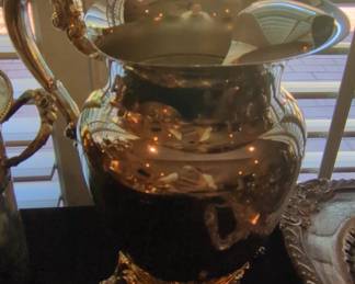 Oneida Silver Plated Pitcher with Footed Base