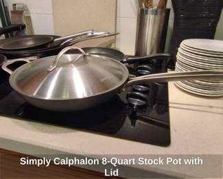 Simply Calphalon Quart Stock Pot with Lid