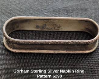 Gorham Sterling Silver Napkin Ring, Pattern