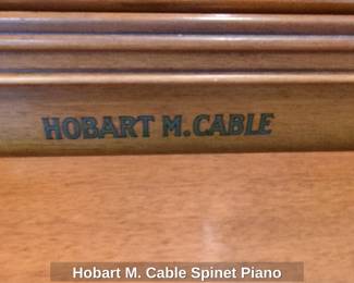 Hobart M. Cable Spinet Piano second image