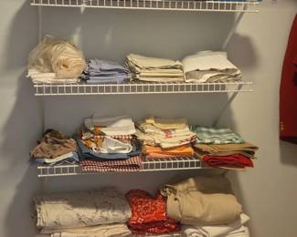 Assorted Mens Clothing and Linens second image
