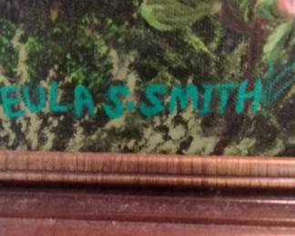 Redwood Forest Landscape Painting by Eula S. Smith third image