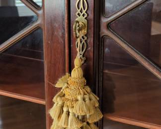 Mahogany Secretary Bookcase with Drawers second image
