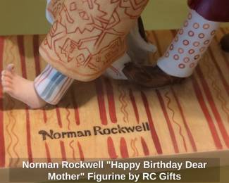 Norman Rockwell Happy Birthday Dear Mother Figurine by RC Gifts second image