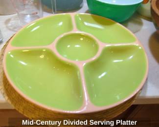 MidCentury Divided Serving Platter