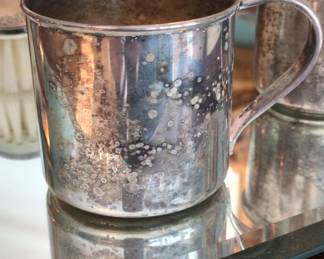 Silver Plated Childs Cup with Rogers Mark