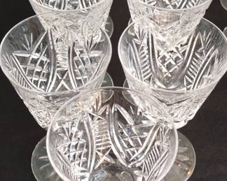 Waterford Crystal Lismore Pattern Wine Glasses  Set of B second image