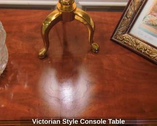 Victorian Style Console Table fifth image