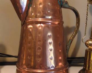 Vintage Copper Coffee Pot or Percolator