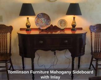 Tomlinson Furniture Mahogany Sideboard with Inlay