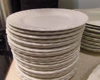 Johnson Brothers Snowhite Regency Swirl Ironstone Dinnerware Set second image