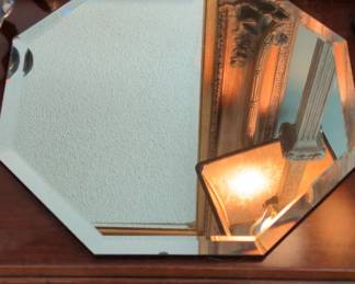Octagonal Beveled Mirror