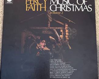 Percy Faith Music of Christmas Vol. Vinyl Record