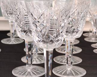 Waterford Crystal Lismore Pattern Wine Glasses  Set of B third image