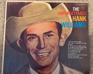 The Unforgettable Hank Williams LP Record