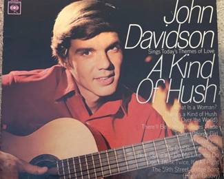 John Davidson Sings Todays Themes of Love A Kind of Hush Vinyl Record