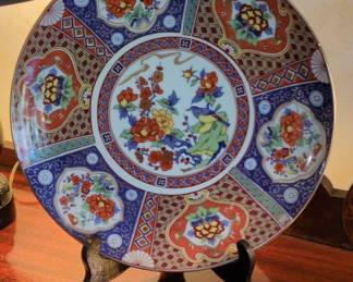 Vintage Japanese Imari Porcelain Decorative Plate