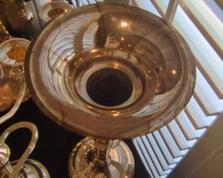 SilverPlated Trumpet Vase second image