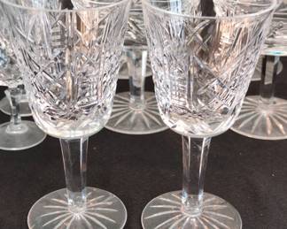 Waterford Crystal Lismore Pattern Wine Glasses