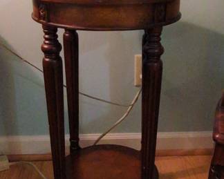 Victorian Style Pedestal Plant Stand or Occasional Table