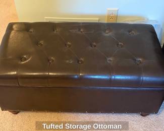 Tufted Storage Ottoman