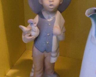 REX Valencia Boy with Duck Figurine