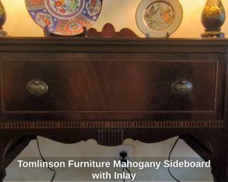 Tomlinson Furniture Mahogany Sideboard with Inlay fourth image