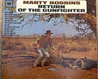 Marty Robbins  Return of the Gunfighter  Monaural Vinyl Record