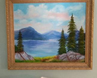 Eula S. Smith Landscape Oil Painting
