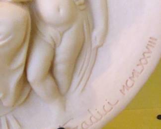 Dante Di Volteradici Mother and Child Relief Plate third image