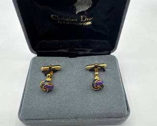 Vintage Christian Dior Love Knot Cufflinks