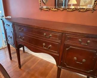 050 mahoganyfederalstylesideboardcredenz
