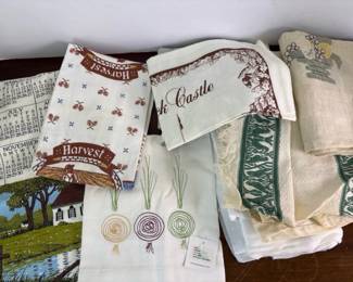 350 vintagekitchentowelscurtainsandothe