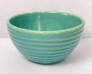 135 vintageribbedaquaceramicbowl