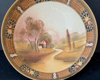 581 handpaintednipponporcelainpedestalb