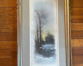 095 lemondsignedwinterlandscapeartprint