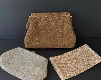 320 trioofvintagebeadedeveningbags