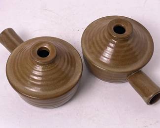155 setoftwobrownstonewarebowlswithve