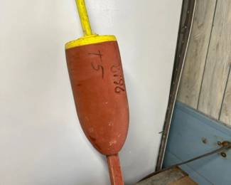 067 vintagewoodenlobstertrapbuoy